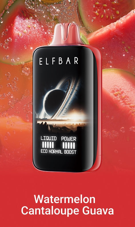 ELFBAR MoonNight 40k Watermelon Cantaloupe Guava vaping product