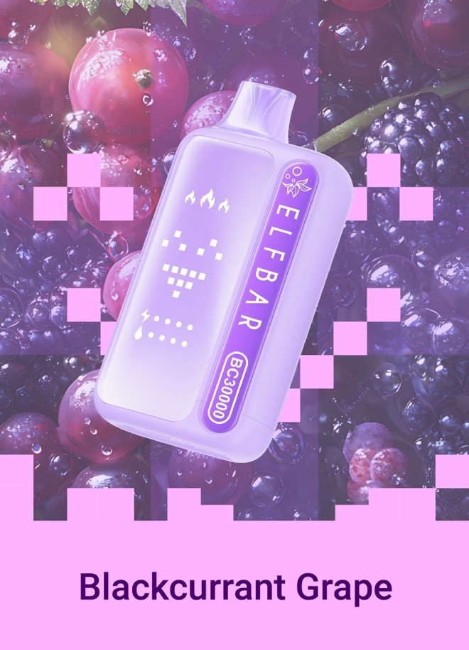 ELF BAR BC 30000 Blackcurrant Grape disposable device