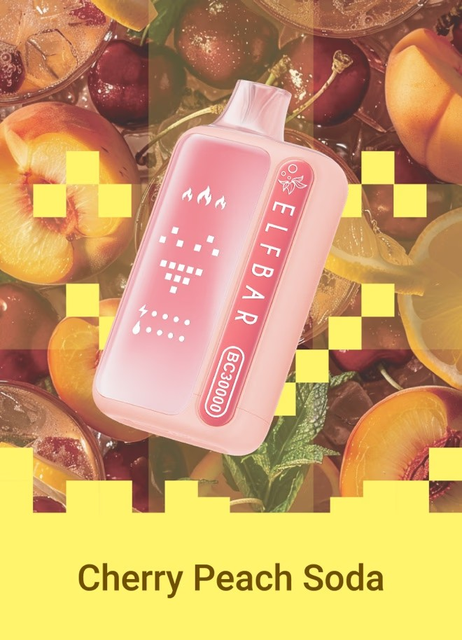 ELF BAR BC 30000 Cherry Peach Soda disposable vape