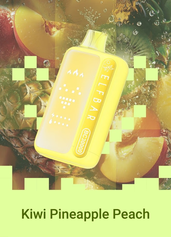 ELF BAR BC 30000 Kiwi Pineapple Peach vape device